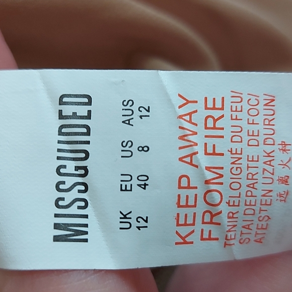 Missguided silky polkadot dress sz. 8 - Picture 6 of 8